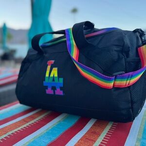 LA Dodgers Pride Duffel Bag – Blue Shield of California